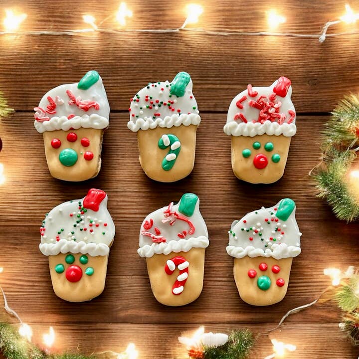 YumYum4DOGS - Wholesale Pet Treats - Dog - Mini Iced Merry Mint Mocha Latte dog treat0