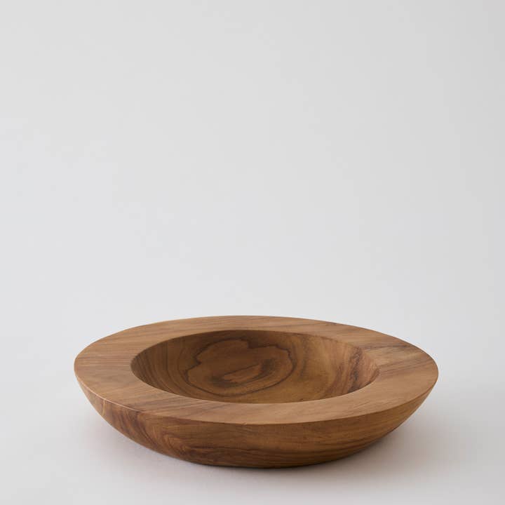 Tell Me More - Wholesale Serve Bowl - Teak bowl