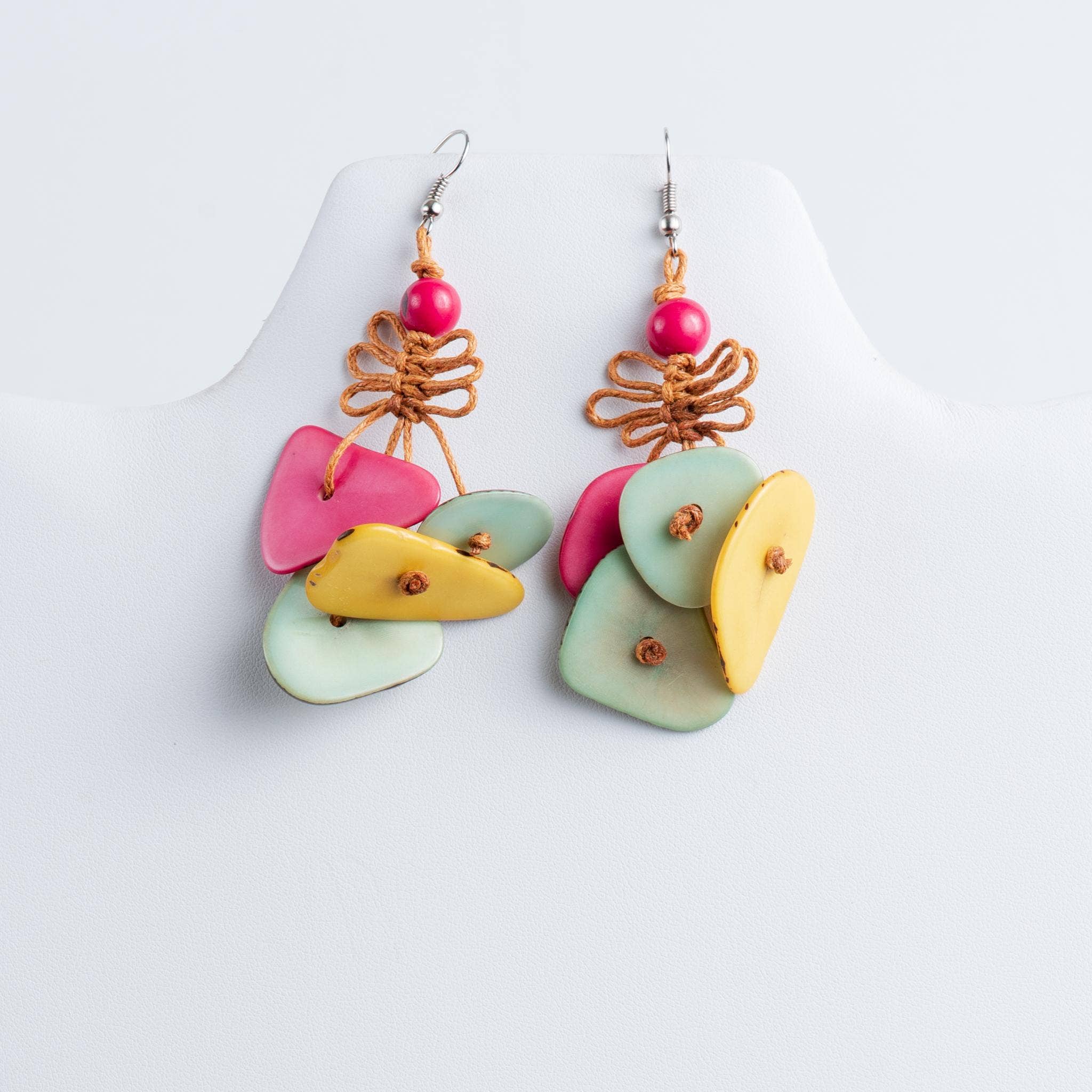 TaguArtsy – wholesale Dangle earrings – Belen Tagua Drop Earrings5