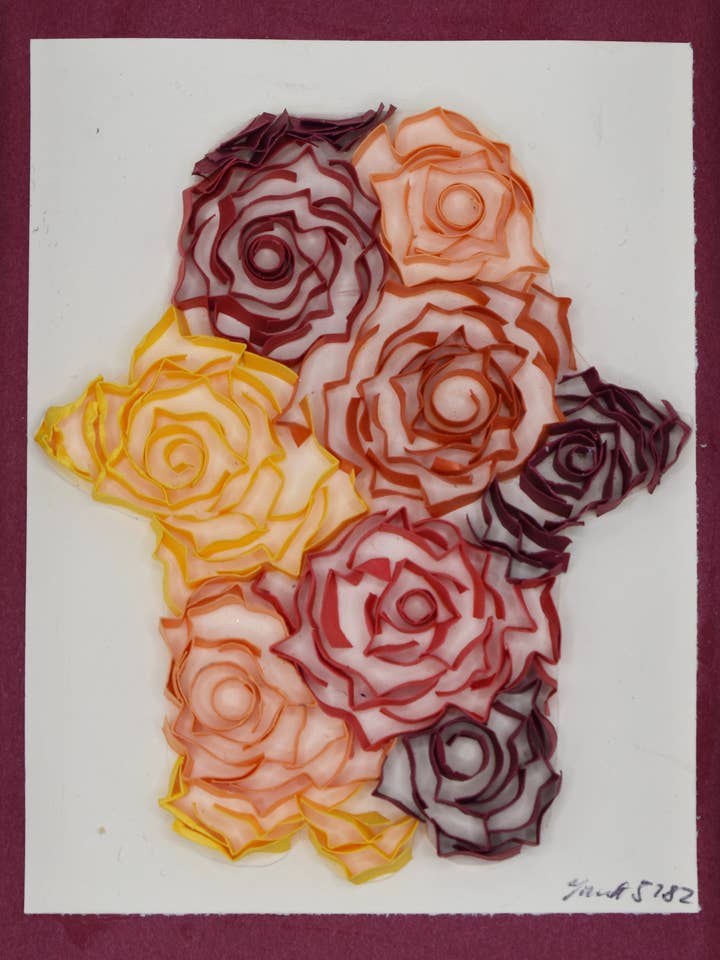 Rose Hamsa for wholesale by Quillingdream