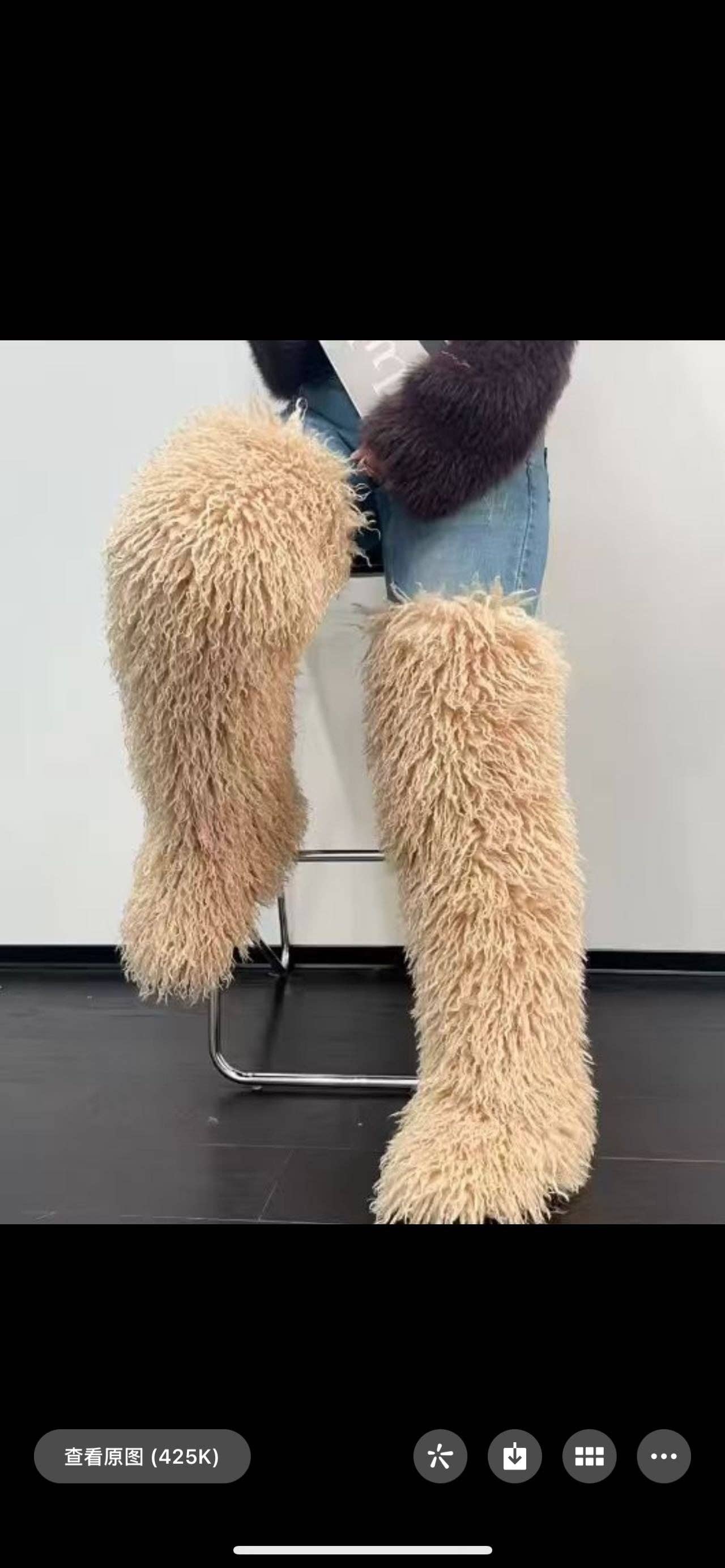 MB Fashion Wholesale - Wholesale Boots - Women's - EVERY FASHION Ultra-Shaggy Faux Fur Over-The-Knee Boots1
