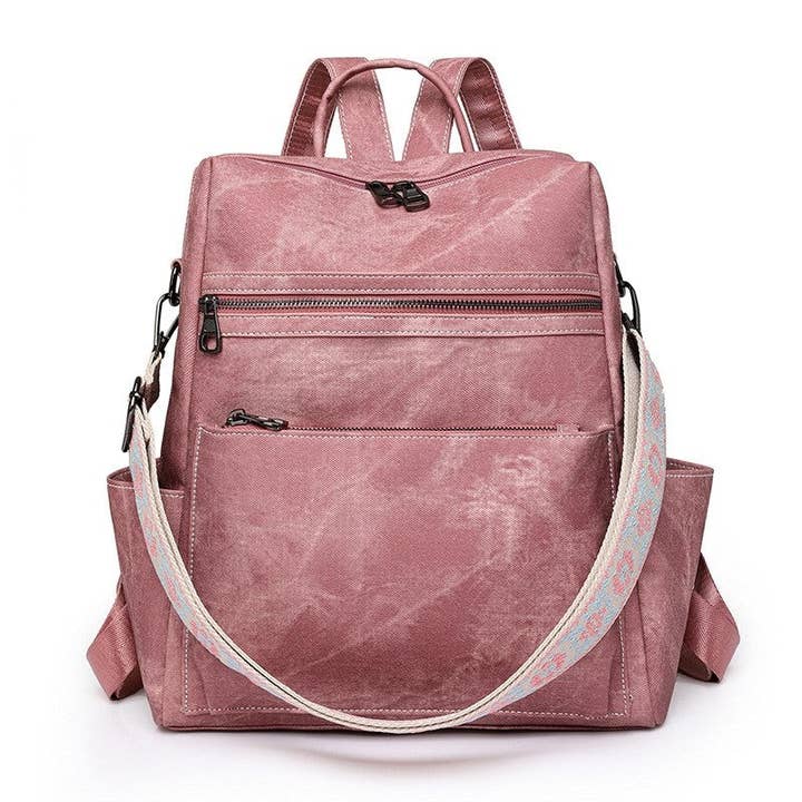 UZ Wholesale Store - Wholesale Backpack - Women's - Fashionable PU Large Capacity Backpack7