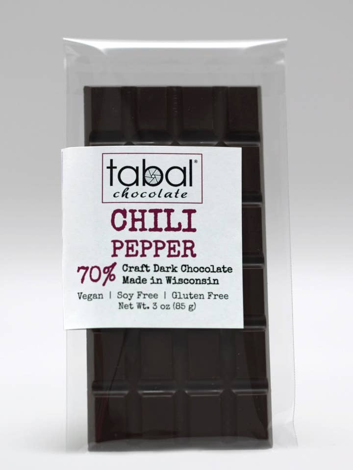 CHILI PEPPER 70% for wholesale by Tabal Chocolate