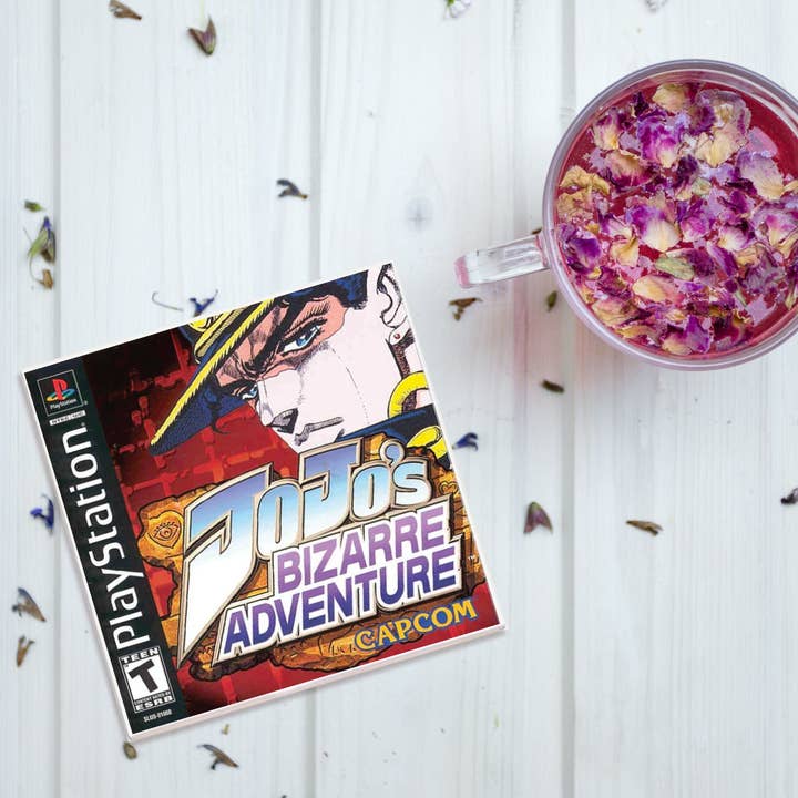 Lucky Mfg. Co. - Vente Sous-verre - Coaster de jeu vidéo Jojo's Bizarre Adventure PS1