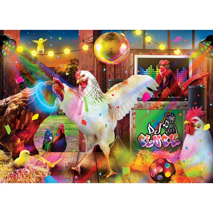 Masterpieces Puzzles - Wholesale Puzzle - Adult - Wild & Whimsical - Chicken Dance 1000 Piece Puzzle1