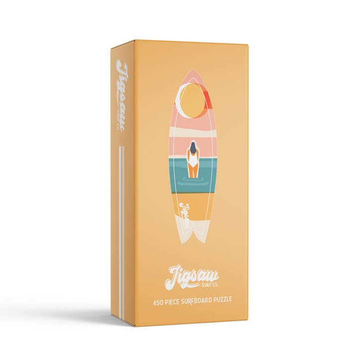 Jigsaw Surf Co. - Wholesale Puzzle - Adult - Sunset Gaze Surfboard Puzzle1