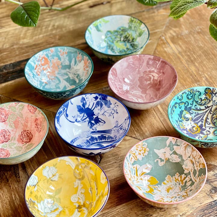 Patina Vie - Wholesale Bowl - Patina Vie Artisan Tidbit Bowls, 4 Sets of 82