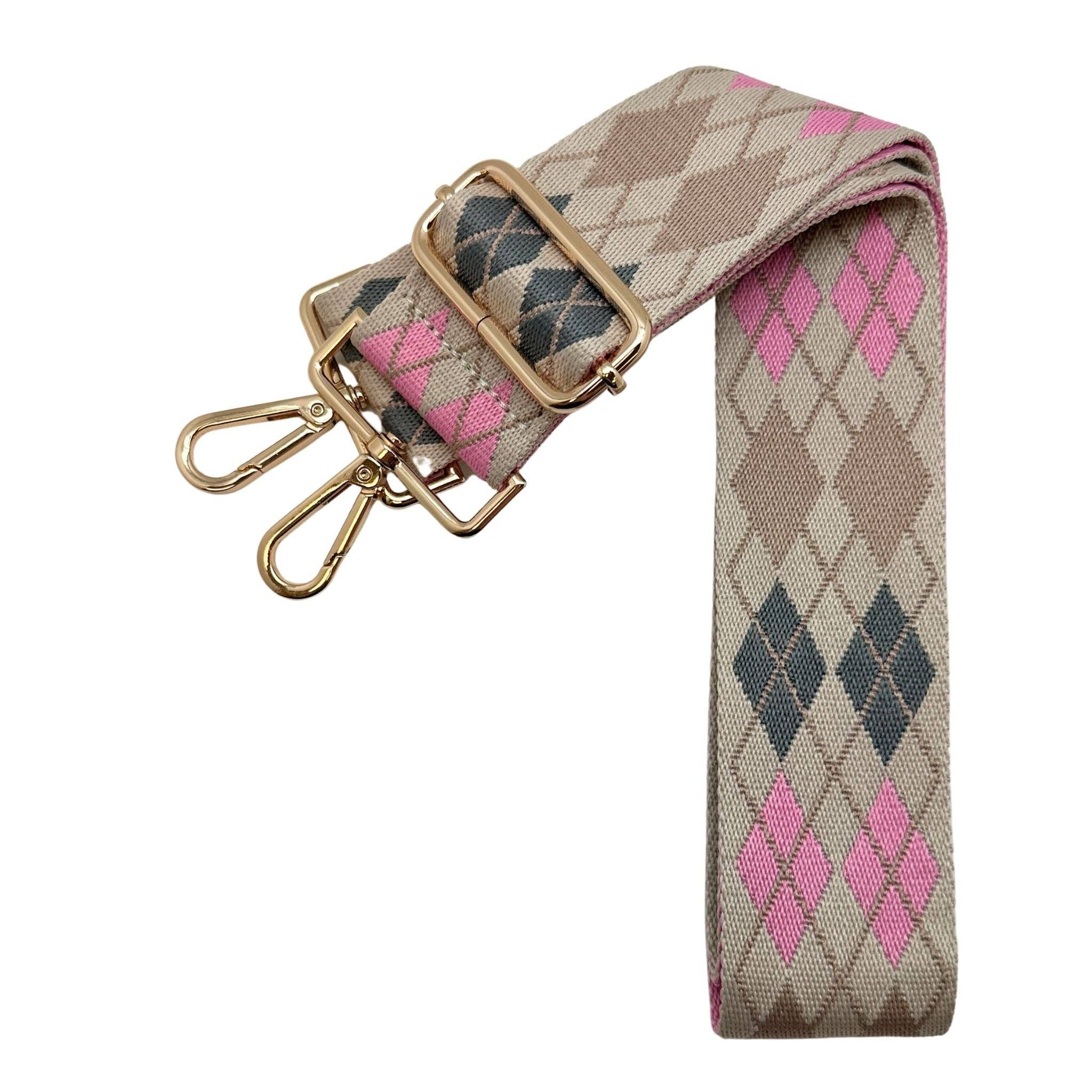 Cthru Purses - Vente Sangle pour sac – femme - NOUVEAU Double Argyle - Assorti4