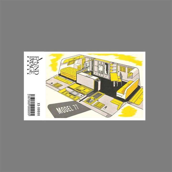 Found Image Press - Wholesale Sticker - Sticker RS-209 Cut-Away Picture of Trailer1