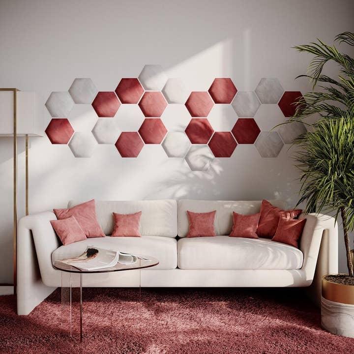 ATB-Sound sp. z o. o. - Wholesale Wall Accent - HEXAGON Acoustic Wall Panels | Soft Sound-Absorbing Tiles7