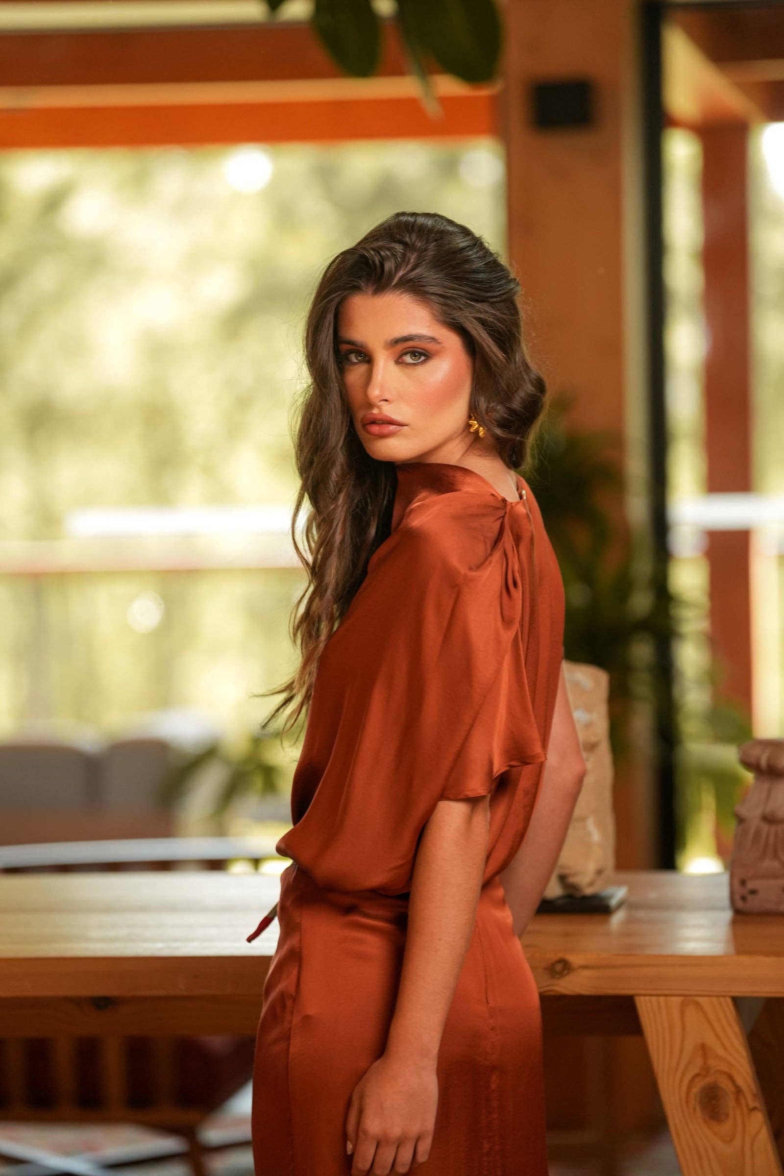 GUIMANOS - Wholesale Blouse - Dames - Satijnen blouse2