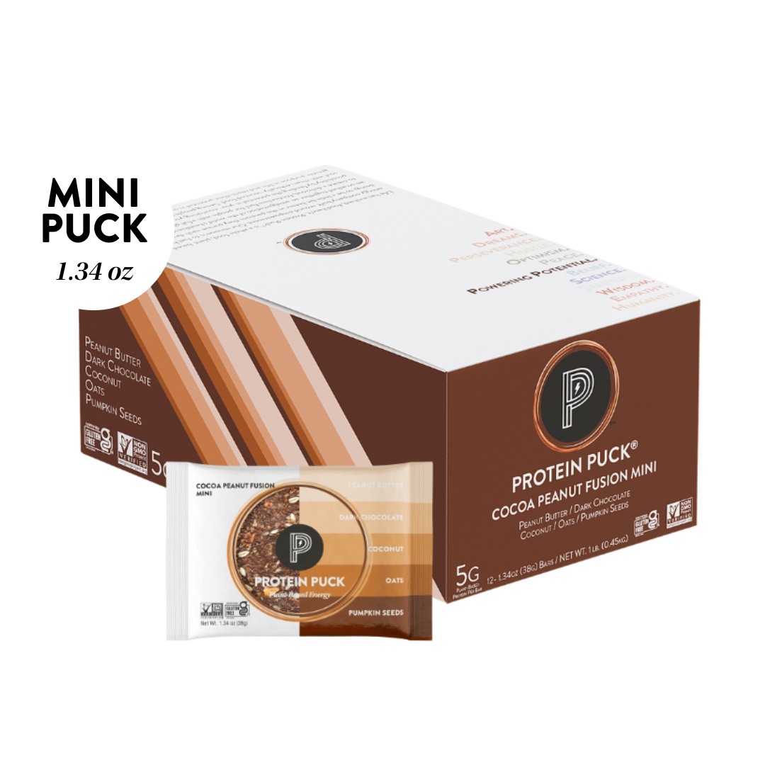 Protein Puck - Wholesale Snack Bar - Cocoa Peanut Fusion (Peanut Butter, Chocolate) (12 - 1.34oz Bars)1