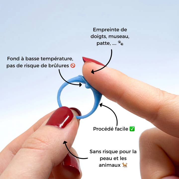 Nayame Paris - Wholesale Cocktail/Statement Ring - Fingerprint Ring Kit - Personalized Jewelry2