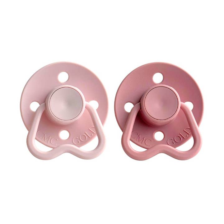 CMC 'Hold Me' Dummies Blush + Dusty Rose for wholesale by CMC Gold