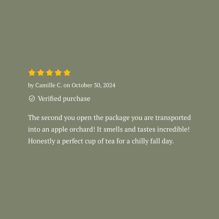 Jean's Apothecare – wholesale Loose tea – Apple Pickin' | Apple Cinnamon Black Tea for a Cozy Holiday2