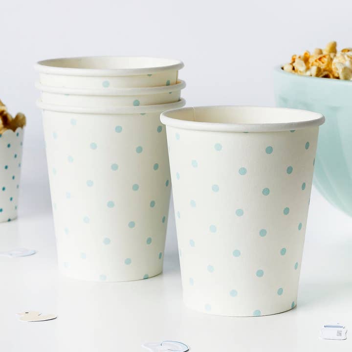 Hootyballoo by Club Green - Wholesale Disposable cup - Unisex Spotty Paper Cups 10 Pack0