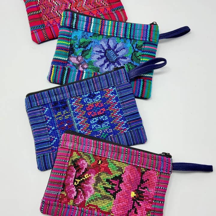 Frame Pouch - Assorted Huipil for wholesale by DIAMANTI DESIGNS