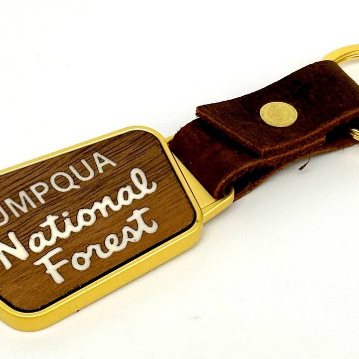 Landmarks Unlimited - Wholesale Keychain - Unisex - Umpqua National Forest Keychain