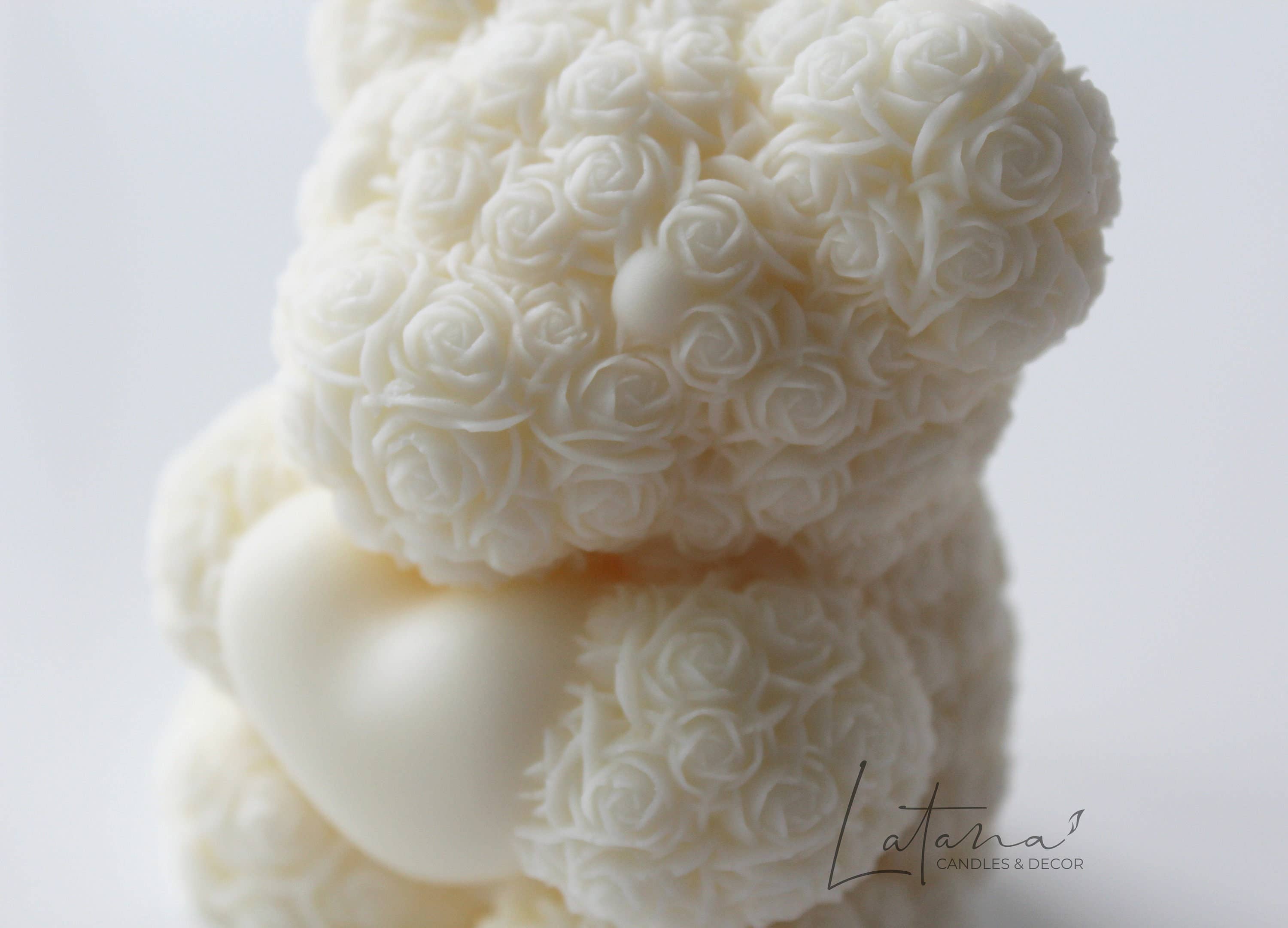 Latana Candles - Wholesale Novelty Candle - Rose Teddy Bear Candle - Sweet Fragrance4