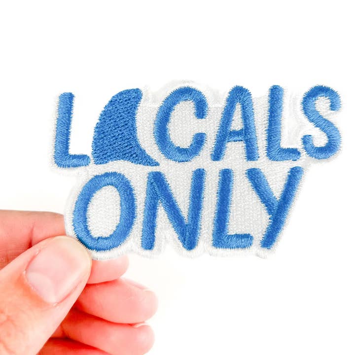 Locals Only Embroidered Patch – Coastal Iron On Shark Fins and other Purchase Wholesale native pride hats. Free Returns & Net 60 Terms on Faire trending on Faire.
