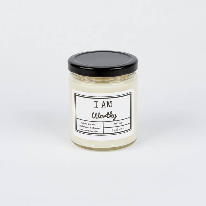 I AM Worthy - Affirmation Candle for wholesale by C.A.S Candles