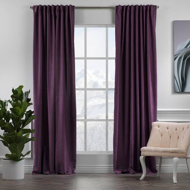 Bes Home Design - Wholesale Curtain - Extra Long Matte Decorative Custom Size Curtain22