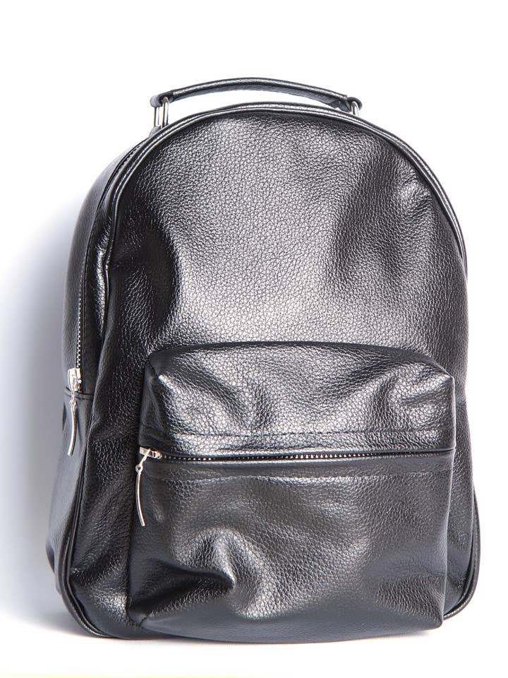 Sac à dos en cuir simple pour femme - Design minimaliste pour la vente par Bagster