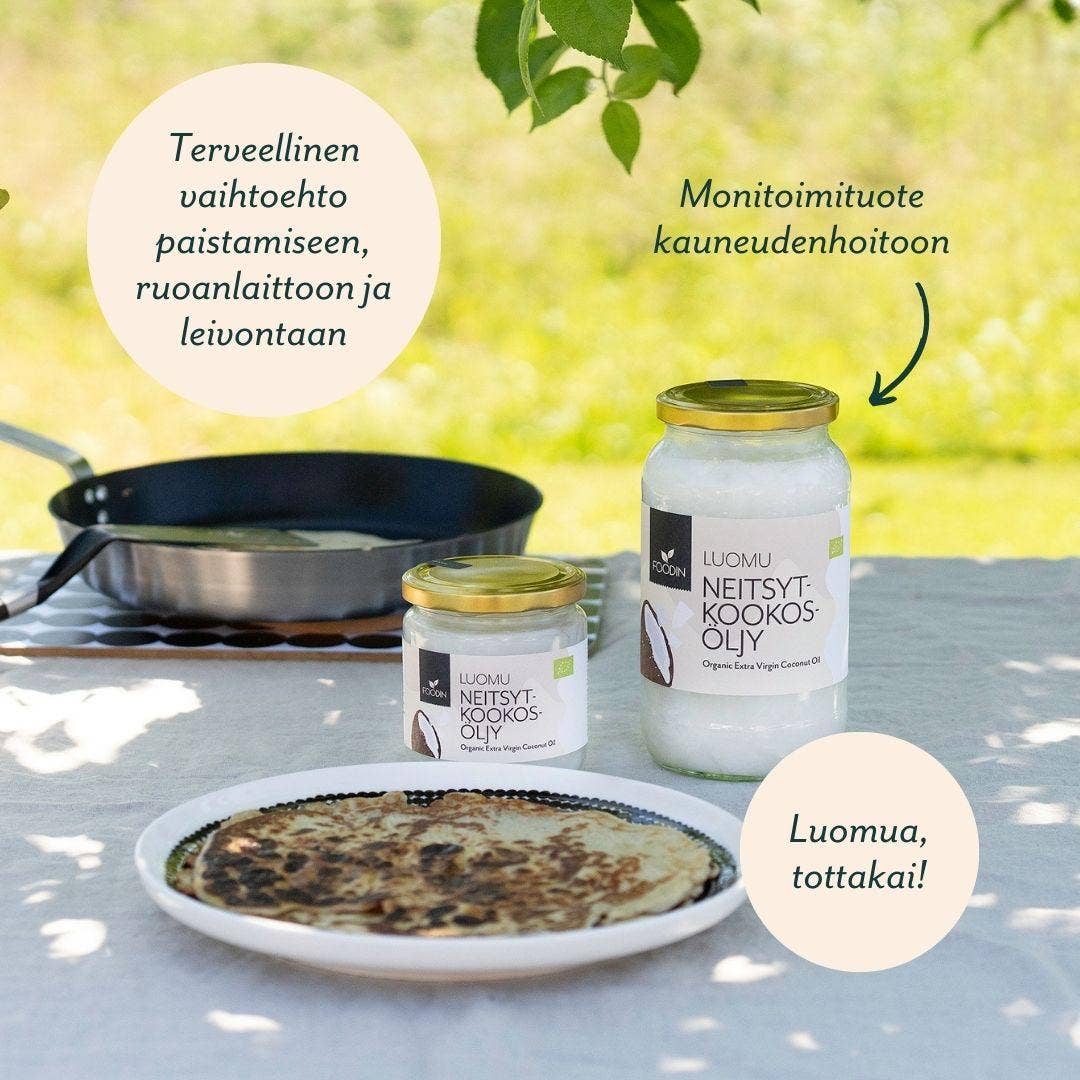 Foodin – Großhandel Speiseöl – Natives Kokosöl, kaltgepresst und biologisch 1L2