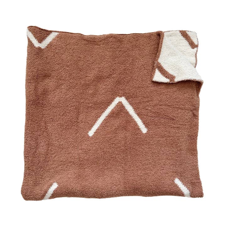 Arrow Blanket - Caramel/Cream for wholesale by Harp Angel Boutique