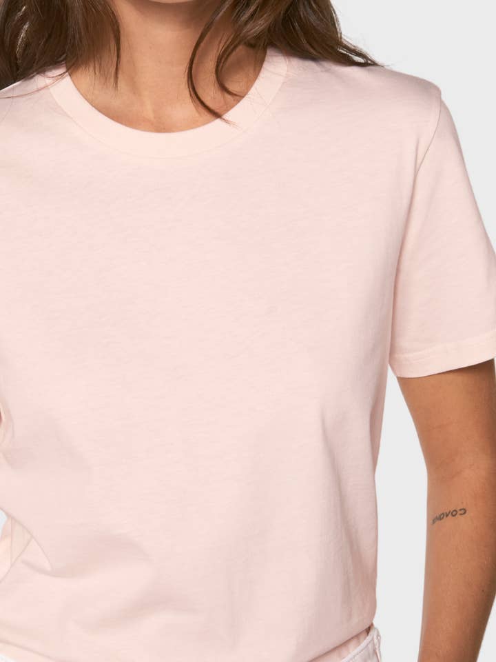 Unisex Organic Tee - Flamingo Pink for wholesale by Unordinary Apparel