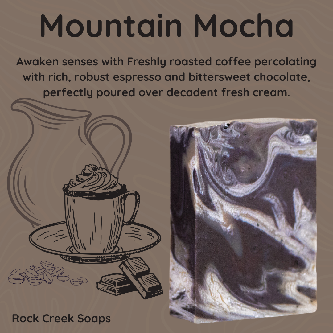 Rock Creek Soaps - Wholesale Bar Soap - Mountain Mocha Bar Soap | Espresso & Sweet Cream1