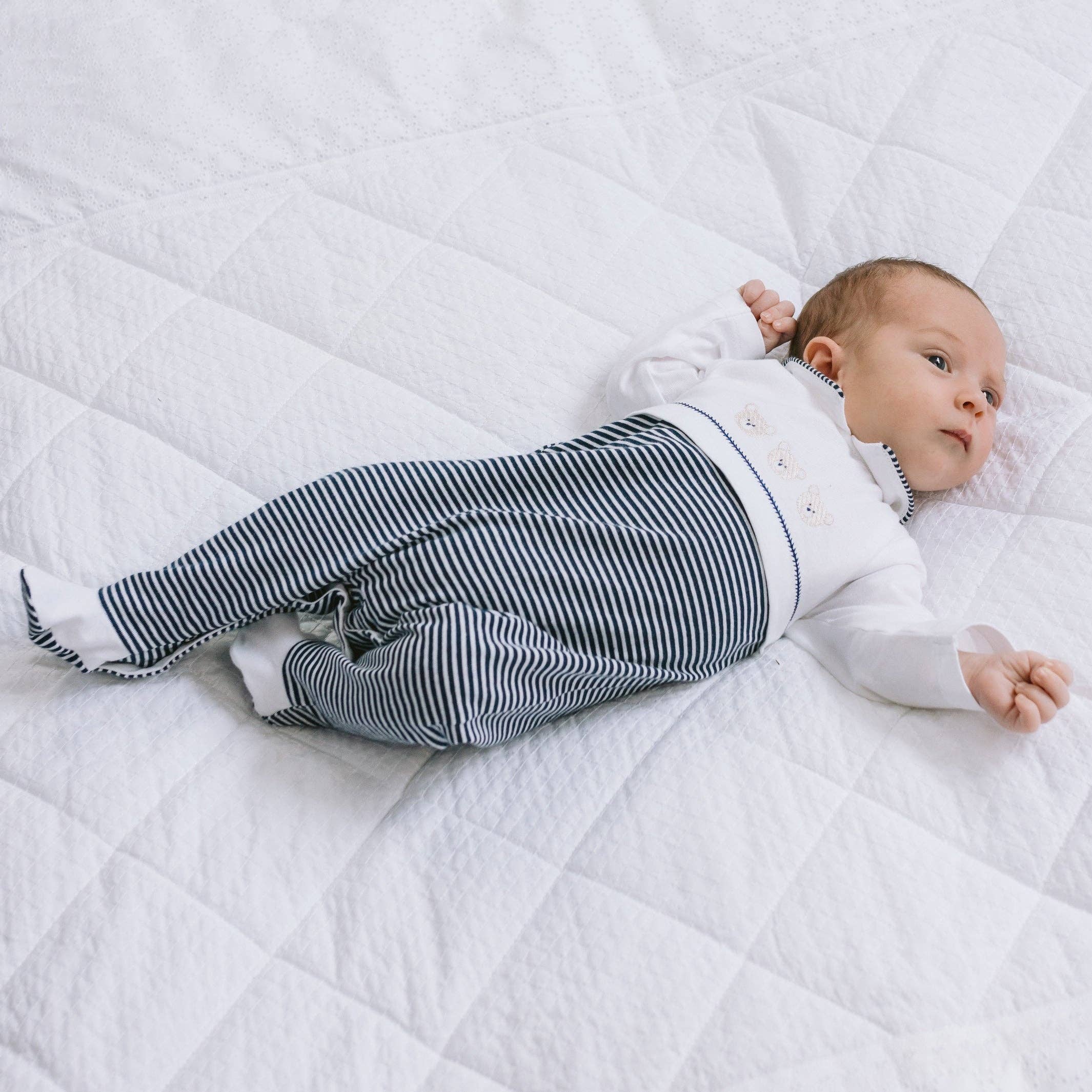 Emile Et Rose - Wholesale Clothing Set - Baby - Jasper Navy Boys Teddy Babygrow and Hat4