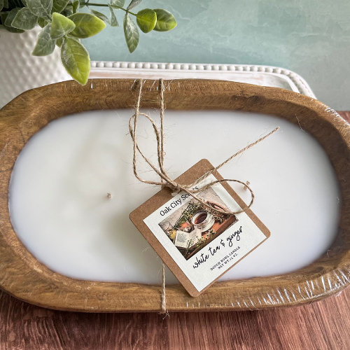 Oak City Scents - Wholesale Jar/Filled Candle -  Dough Bowl Candle 14 oz. Ready to Gift 40