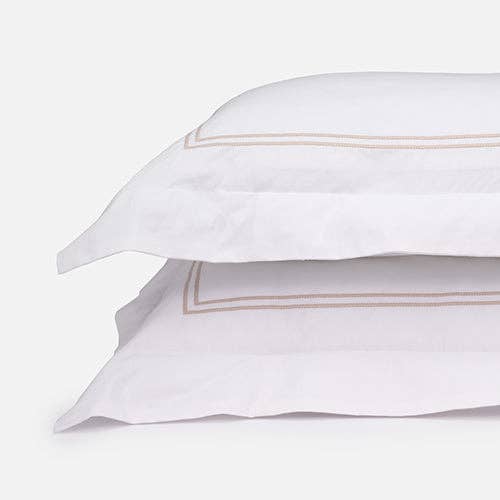 Ella Embroidered Pillow Shams for wholesale by Red Land Cotton