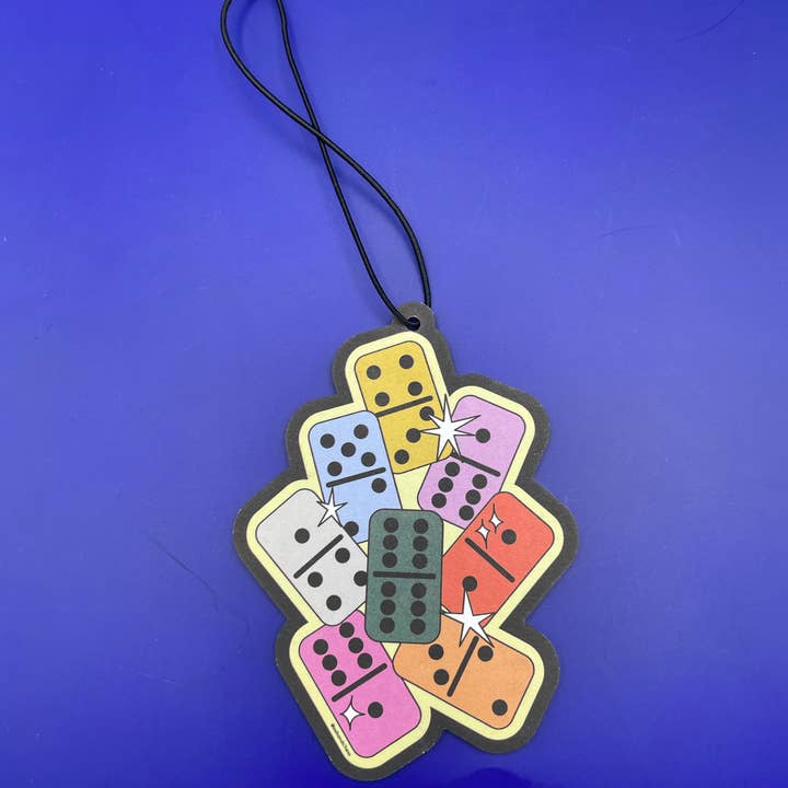 Ash + Chess - Wholesale Car Freshener - Unisex - Air Freshener - Dominos (Bourbon Scented)2