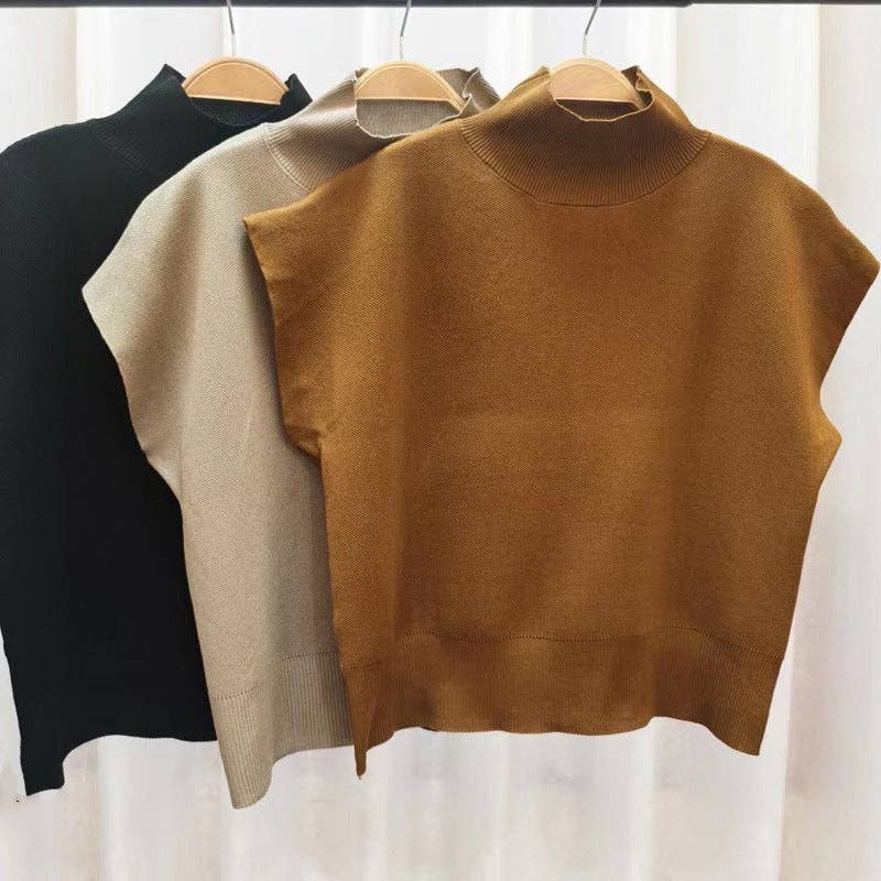 safistyle - Wholesale Knit Top - Women's - Half High Neck Knit Top3