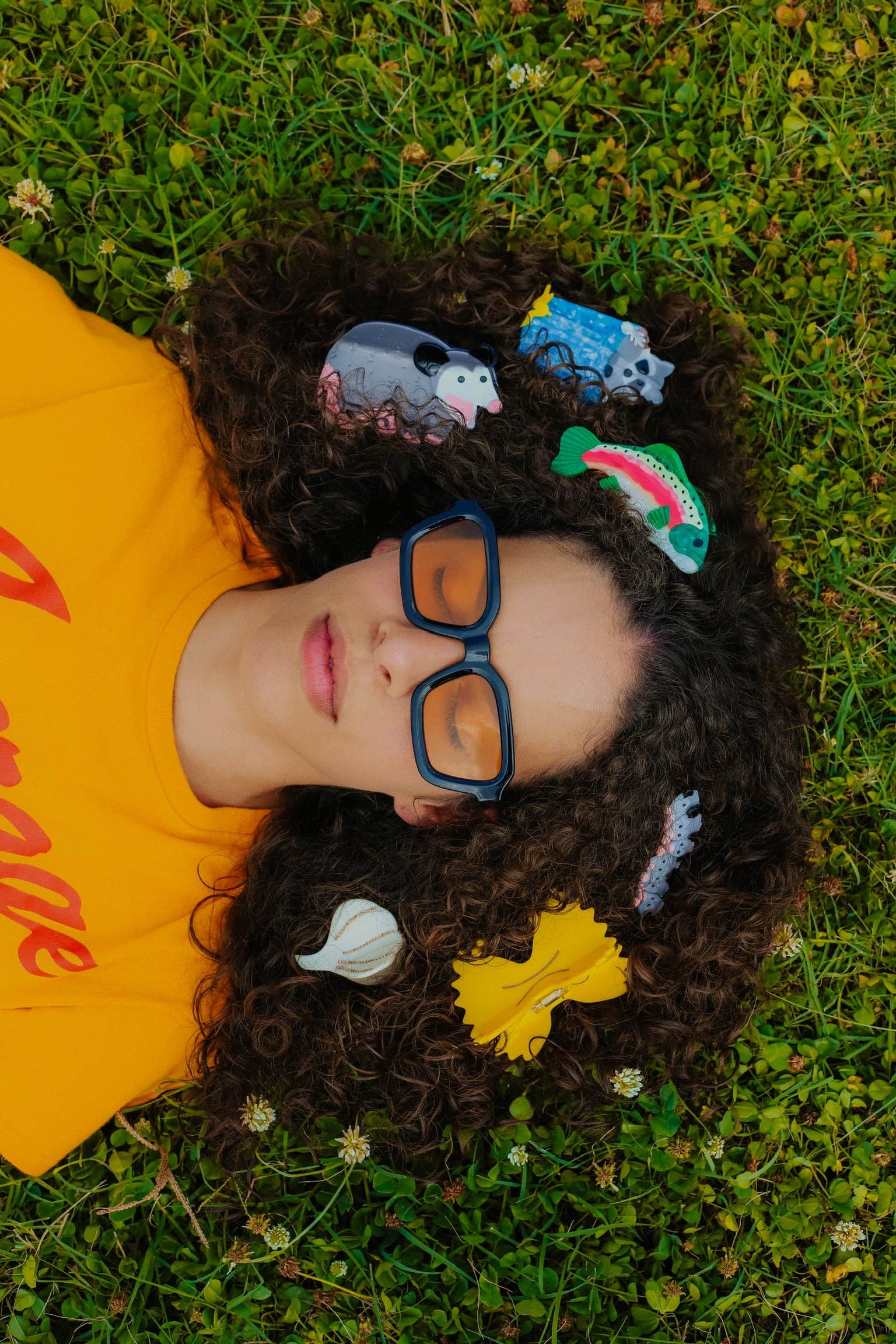 The Peach Fuzz - Wholesale Hair Accessories Set - Women's - Farfalle Pasta Hair Claw6