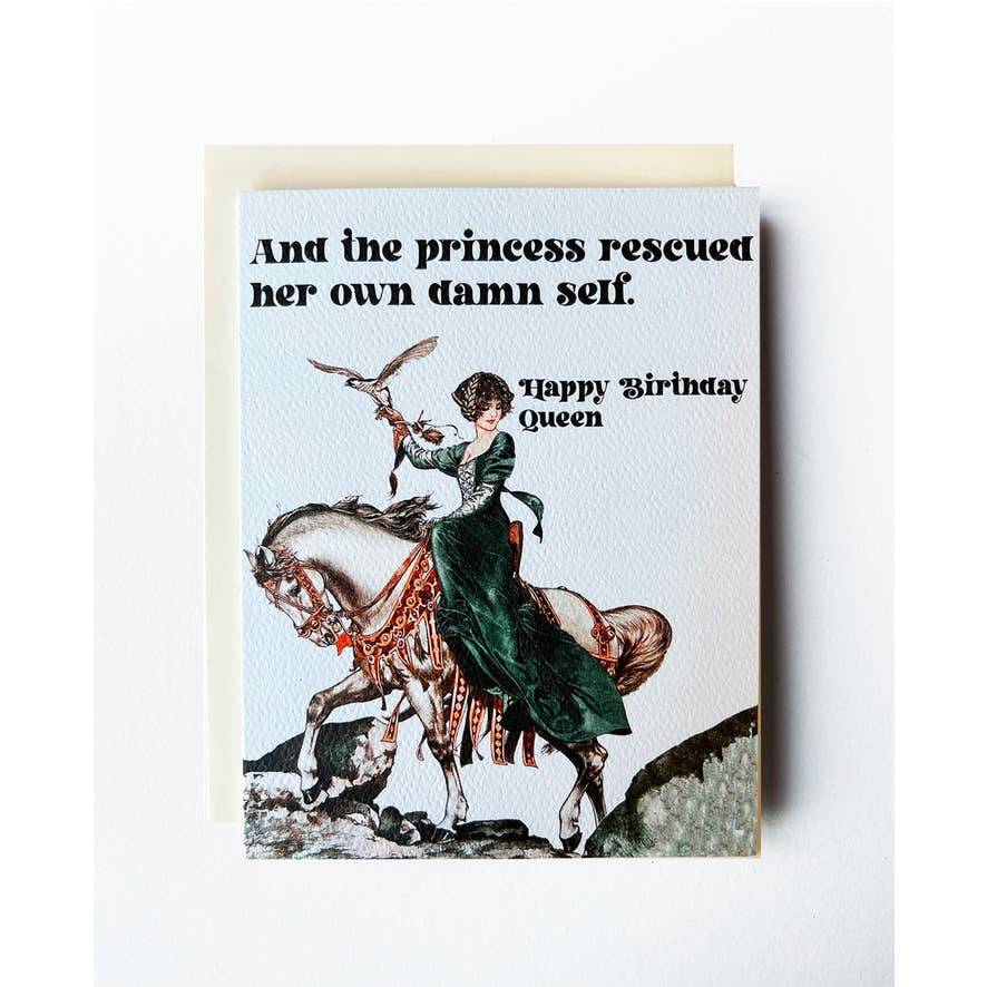Princess Art Deco Birthday Card for wholesale by The Twentieth