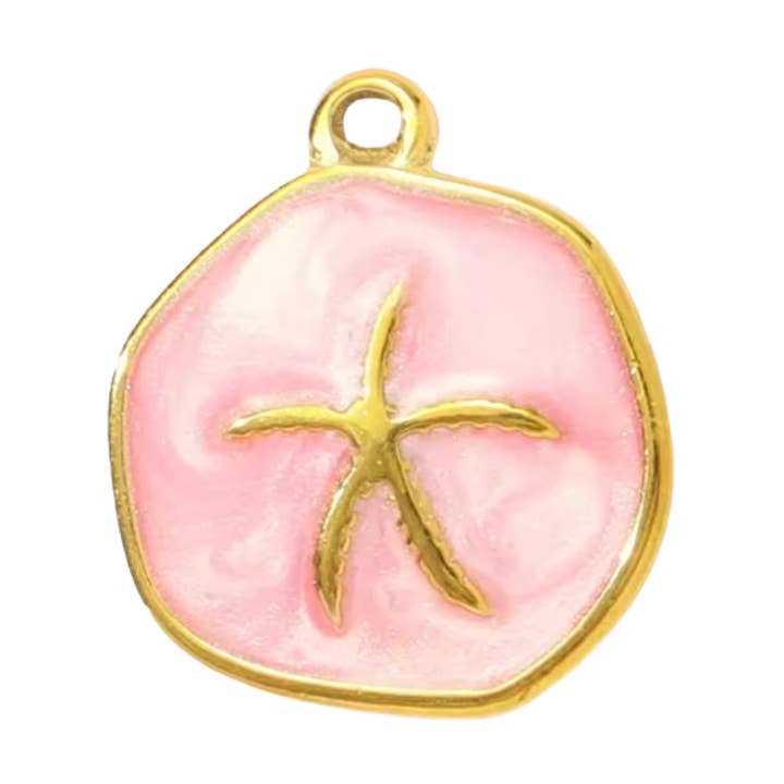 Seestern-Anhänger Gold & Rosa für den Großhandel von Coco Luna Collection