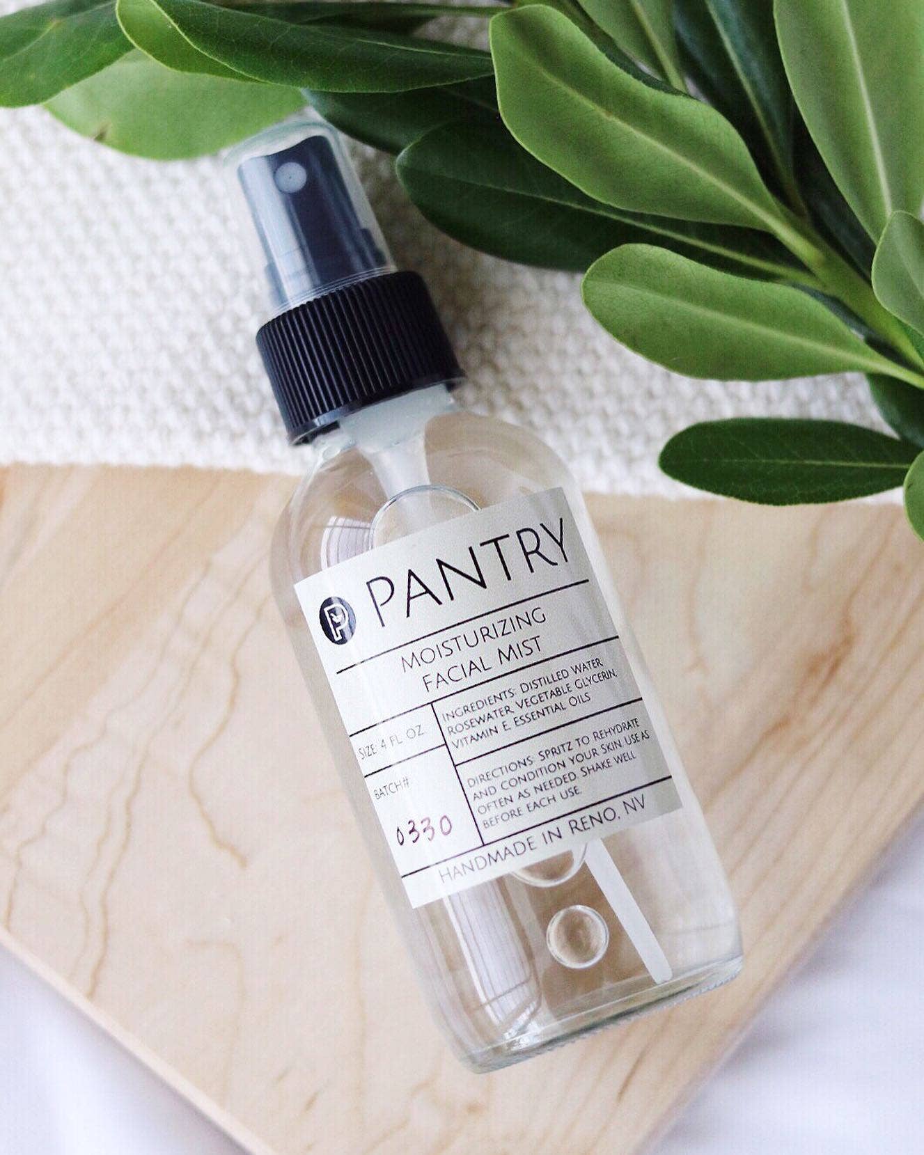 Pantry Products - Skin, Body, + Wellness - Wholesale Face & Body Mist/Water - Rejuvenating Facial Mist - 4oz - Skin Freshening Spray