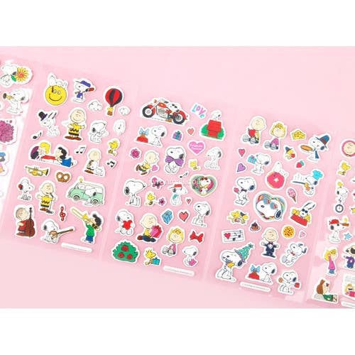 K-Wonderland – wholesale Sticker – Peanuts Snoopy Soft Cushion Deco Stickers6