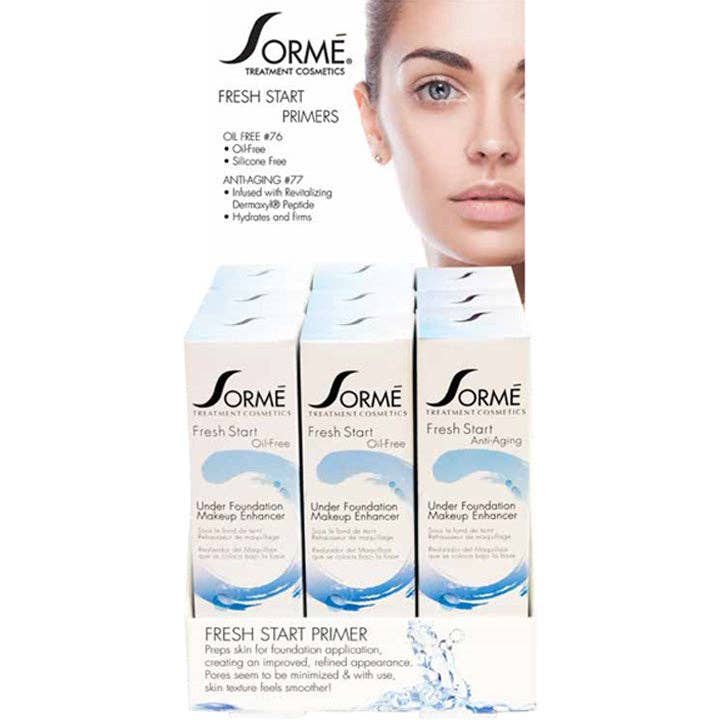 Fresh Start Primer Prepack for wholesale by Sorme Treatment Cosmetics
