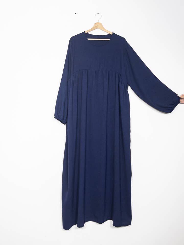 Nursing abaya in jazz with zip opening REF:RO2512JAZZ for wholesale by IDEAL OUTFIT