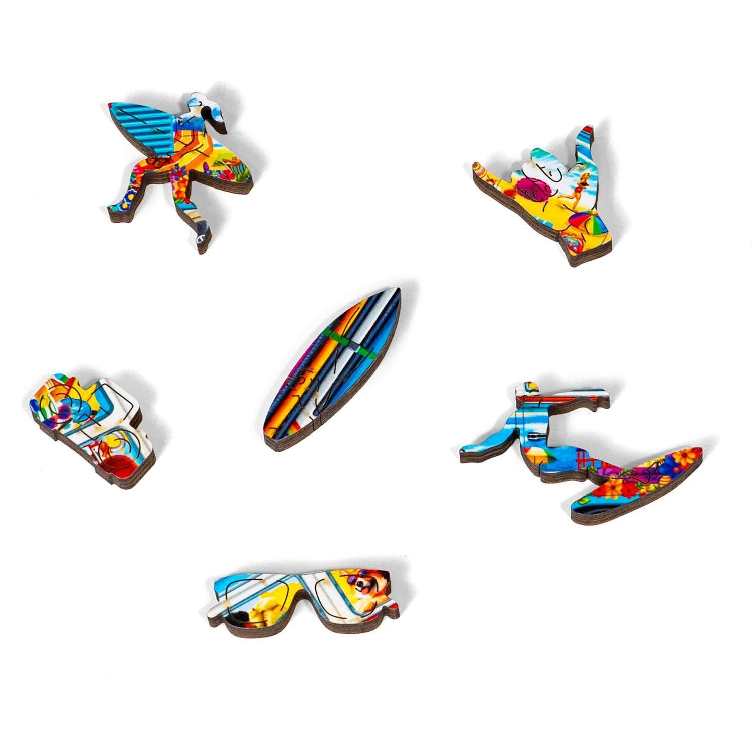 Boardwalk Puzzle Company - Vente Puzzle – adulte - Goin' Surfin' - Fun Size6