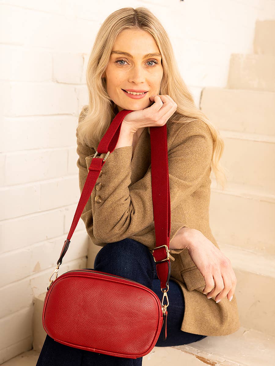 Jen & Co. – wholesale Axelväska - Dam – M2531 Sky Crossbody med dubbel dragkedja och dragficka11