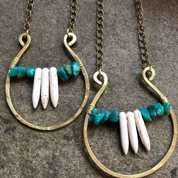 Spiked Vessel ketting voor wholesale door Kate Stephen Jewelry