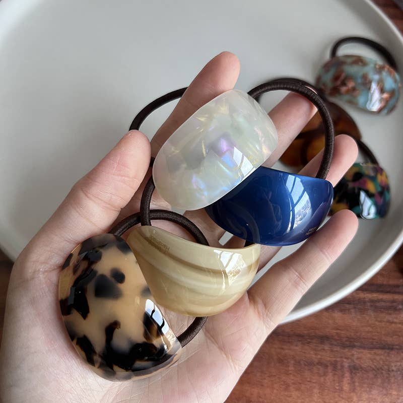 Tourtiwi - Vendita all'ingrosso Fermaglio per capelli - Donna - Anello per capelli ovale in acetato7