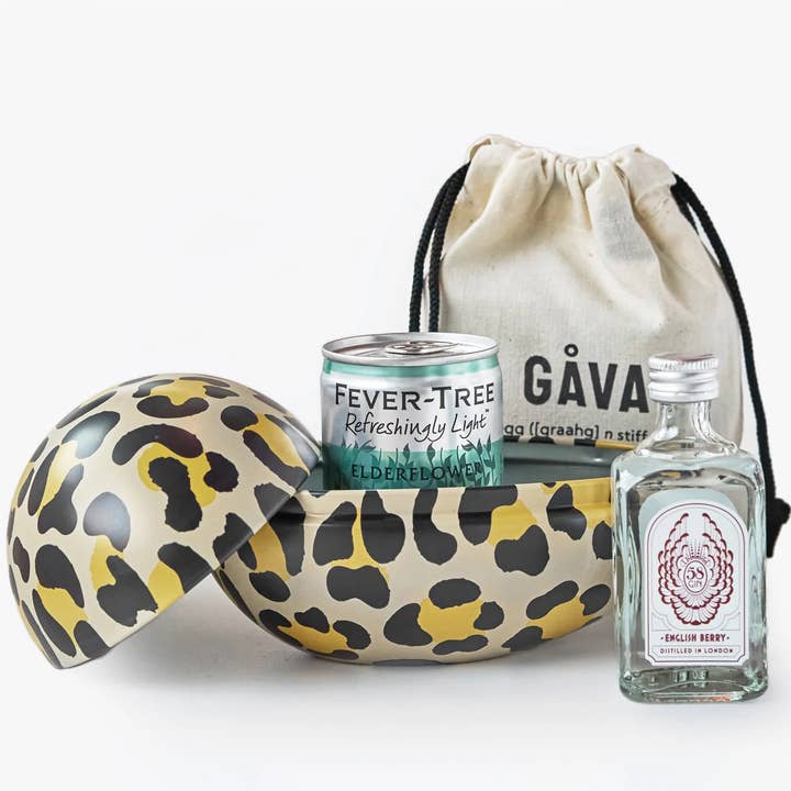 Gåva Gifting - Wholesale Decorative box - Jaguar refillable Tin Easter Egg 6
