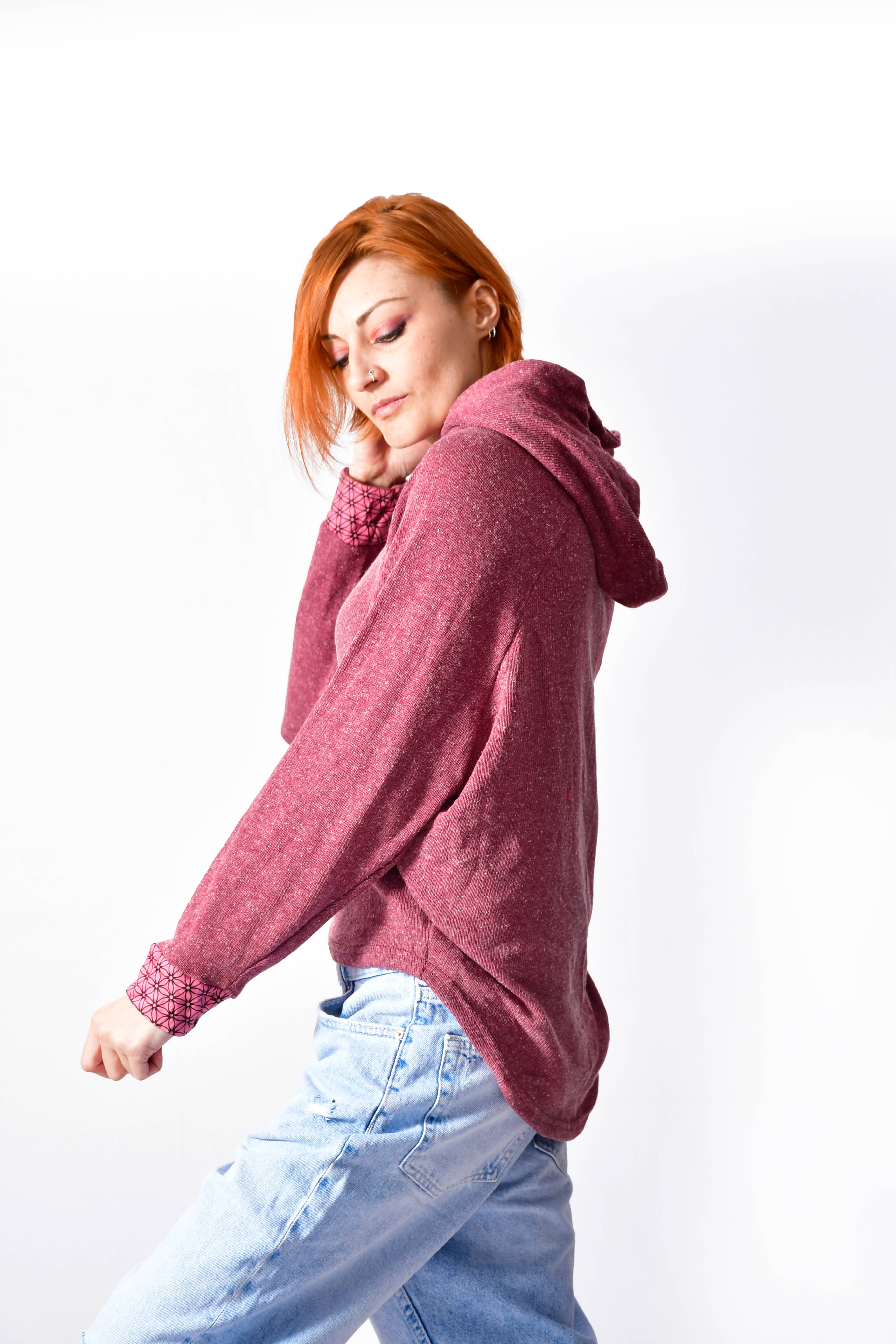 Humanity Centred Designs - Vente Sweat-shirt – femme - Sweatshirt d'hiver doux en tricot SoftKnit Cozy _J 1612