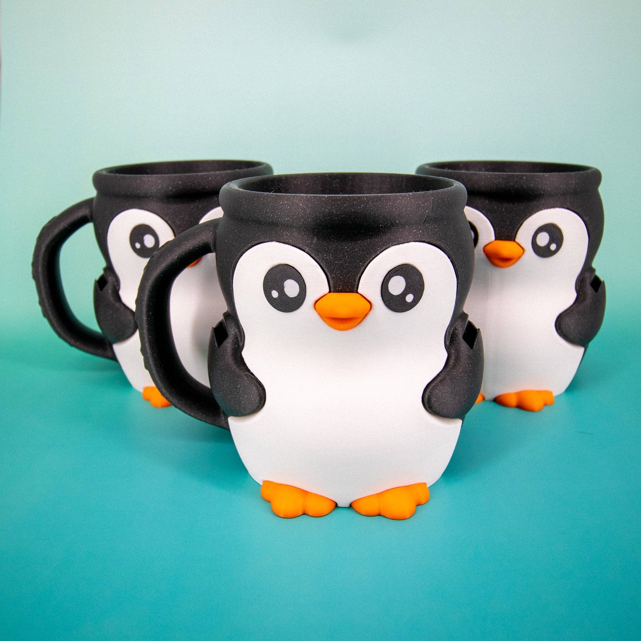 Super Fantastic - Wholesale Drink Huggers & Koozies - Pebbles the Penguin Ice Cream Pint Cozy7